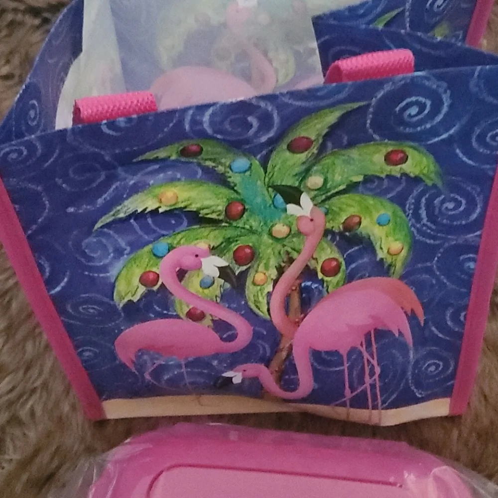 Lock in lock storage pink with cool tote to match